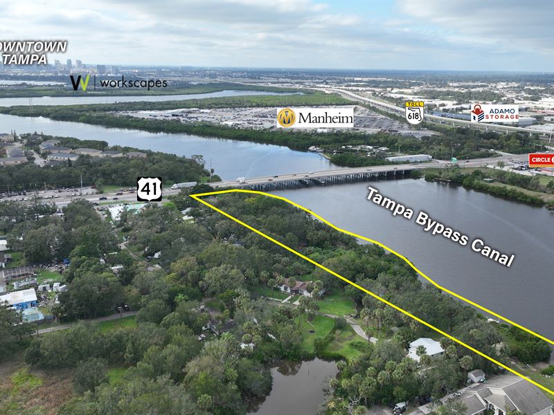 Tampa Bypass Canal Frontage Land : Tampa : Hillsborough County : Florida