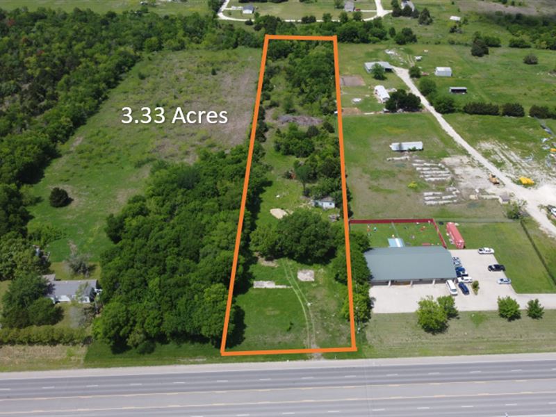 3.33 Acres in Corsicana, TX : Corsicana : Navarro County : Texas
