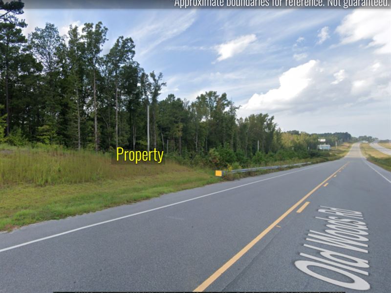 Wooded Lot, Commercial Potential : Ellerbe : Richmond County : North Carolina