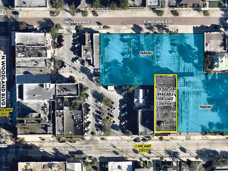 Downtown Deland Office for Lease : Deland : Volusia County : Florida