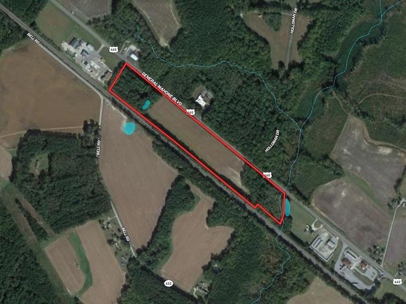 22.88 Acres : Ivor : Southampton County : Virginia