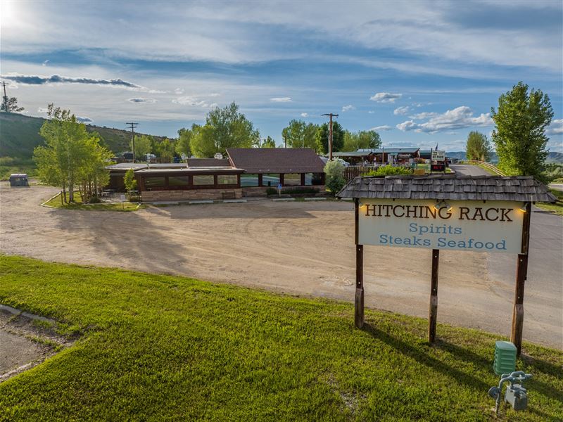 Hitching Rack : Lander : Fremont County : Wyoming