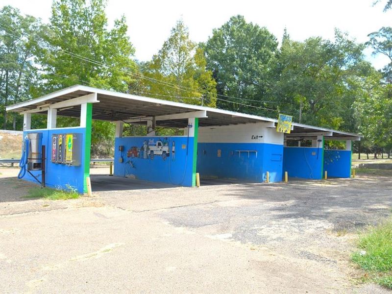 4 Bay Self Serve Car Wash for Sale : McComb : Pike County : Mississippi