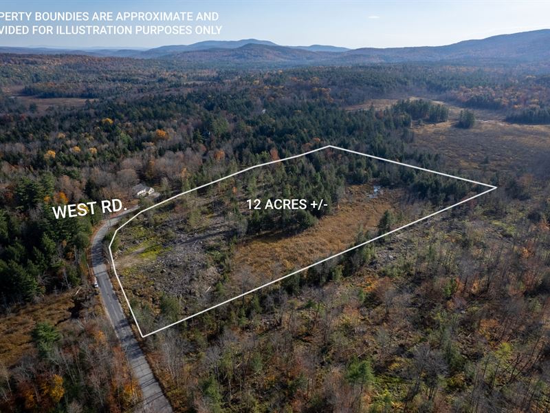 12.11 Acre in Merrimack County, NH : Bradford : Merrimack County : New Hampshire