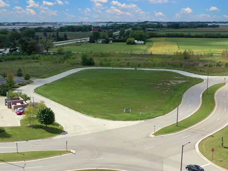2.6 Acres Cheap Commercial Land : Sturtevant : Racine County : Wisconsin