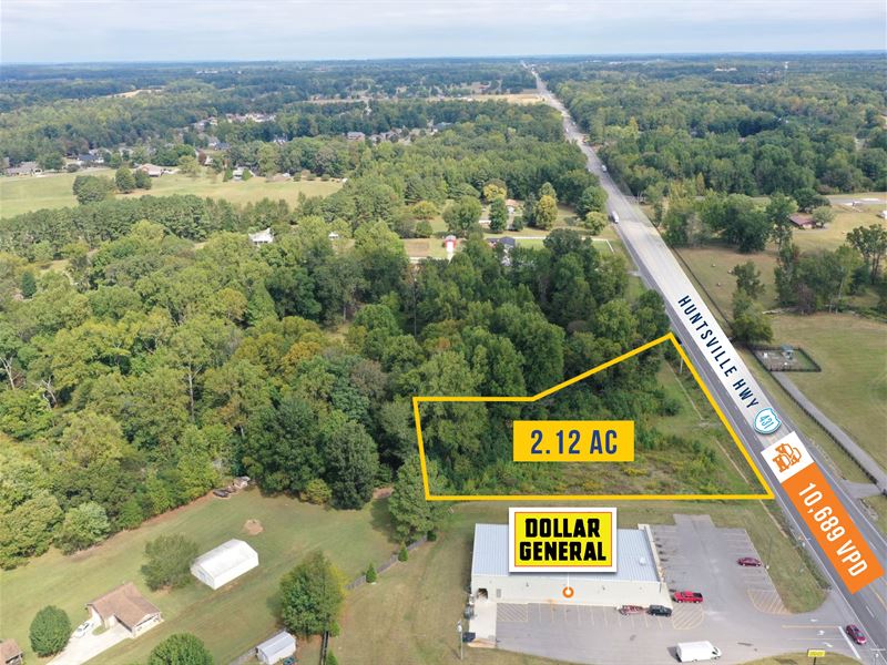 Dollar General Adjacent 2.12 Acres : Fayetteville : Lincoln County : Tennessee