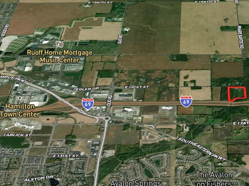 12.29 Acres of Prime Commercial Rea : Noblesville : Hamilton County : Indiana