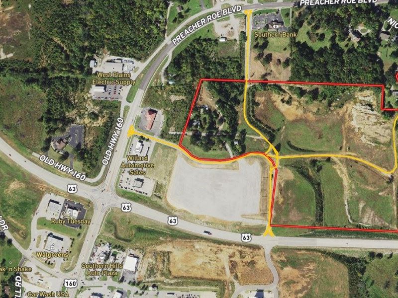 Commercial Land, Hwy 63 & Hwy 160 : West Plains : Howell County : Missouri