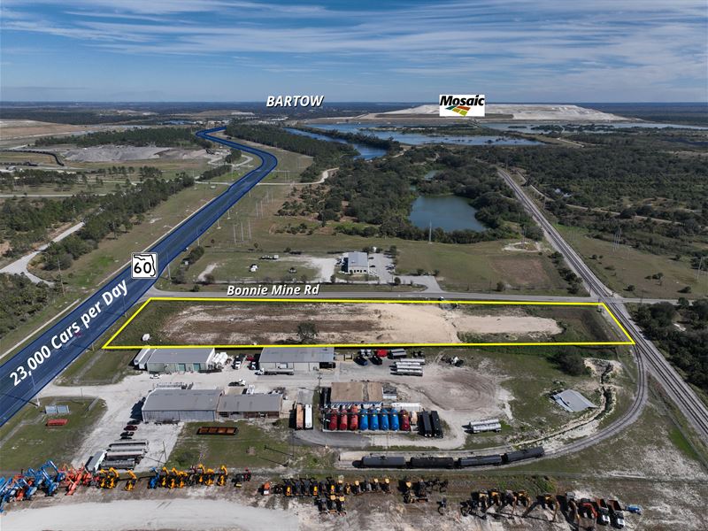Sr-60 Storage and Industrial Land : Mulberry : Polk County : Florida
