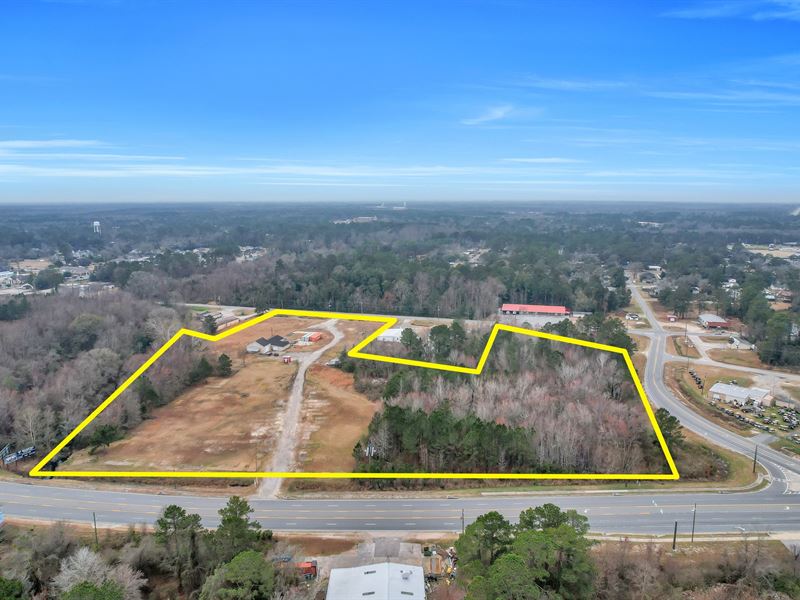 14 Acres, US Hwy 341 Commercial : Jesup : Wayne County : Georgia
