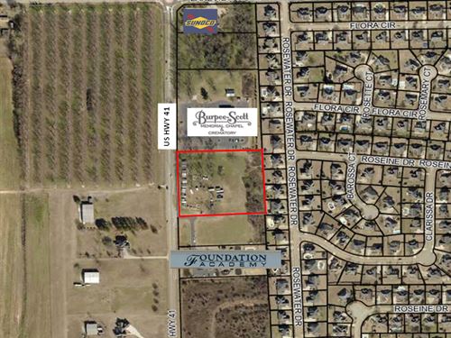 2+ Acre Commercial Land : Fort Valley : Houston County : Georgia