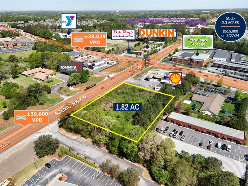 1.82 Acre Atlanta Msa Parcel : Lawrenceville : Gwinnett County : Georgia