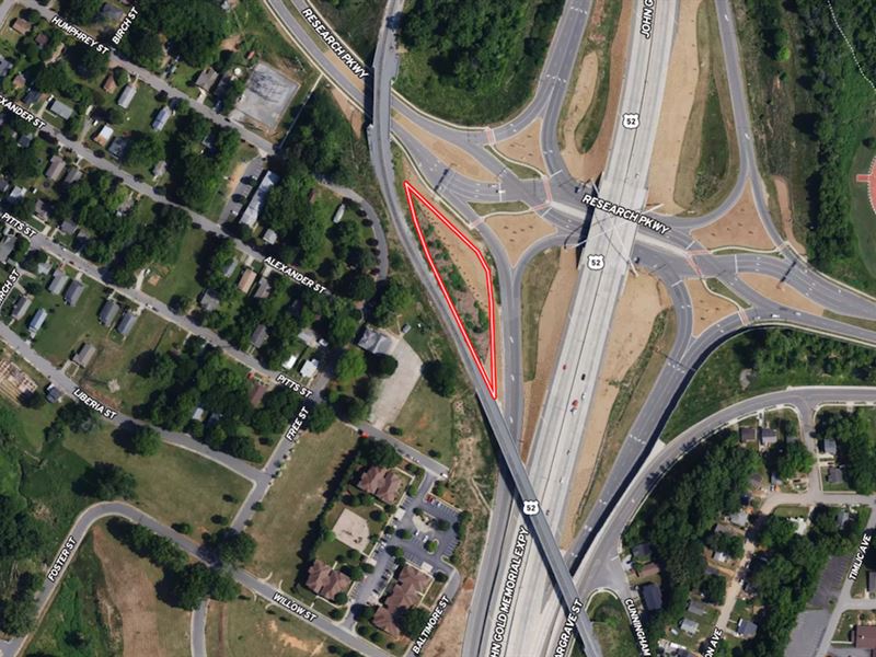 .09 Acres of Industrial Zoned Land : Winston Salem : Forsyth County : North Carolina