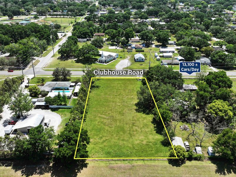Clubhouse Rd Vacant Commercial Land : Lakeland : Polk County : Florida