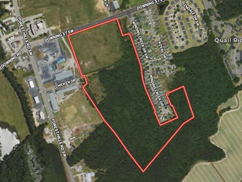 Updated, 41.3 Acres of Commercial : Wilson : North Carolina