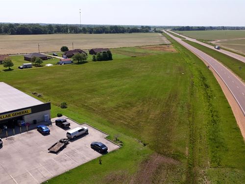 3.82 Acre Commercial Lot In Bolivar : Merigold : Bolivar County : Mississippi