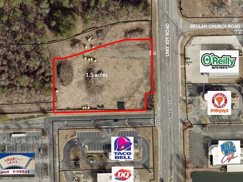 Prime Commercial Lot Houston County : Warner Robins : Houston County : Georgia
