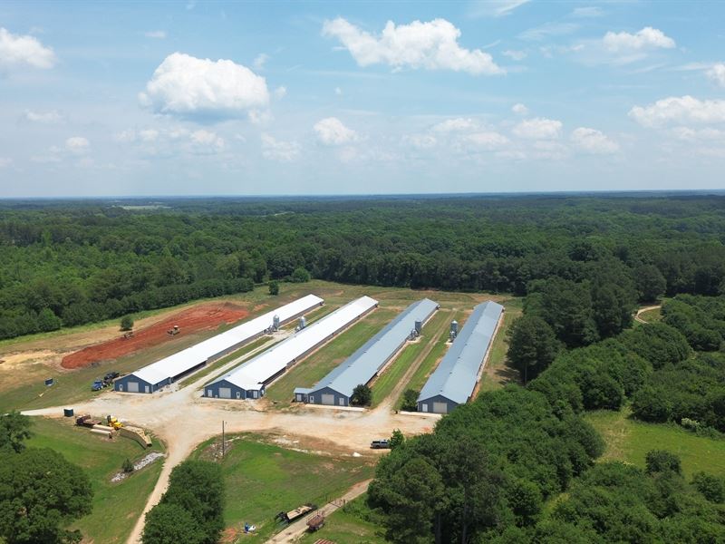 Well-Maintained 4 Hse Breeder Farm : Hartwell : Hart County : Georgia