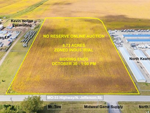 No Reserve Land Auction : Kearney : Clay County : Missouri