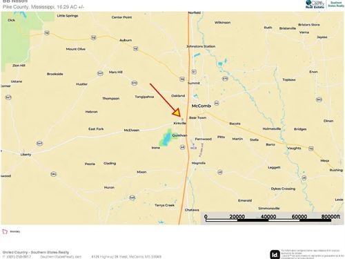 Commercial Acreage For Sale on Hwy : McComb : Pike County : Mississippi