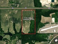 72 Acre Lasalle Commercial Site : La Salle : LaSalle County : Illinois