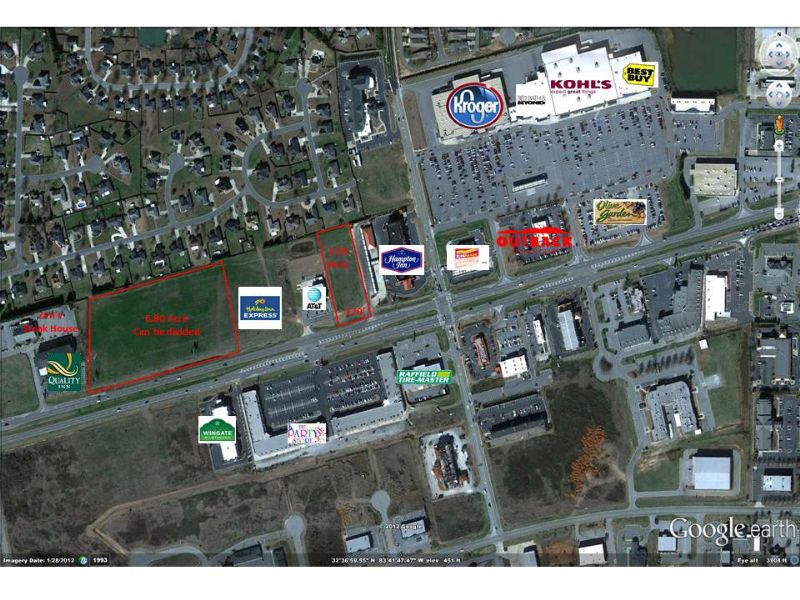 Great Commercial Parcel : Warner Robins : Houston County : Georgia