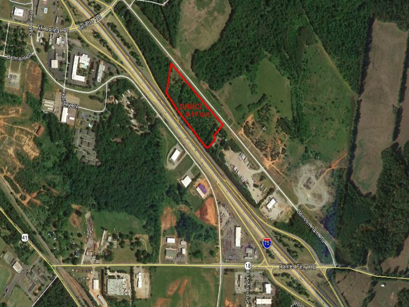 Reduced Industrial Site Along I-75 : Forsyth : Monroe County : Georgia